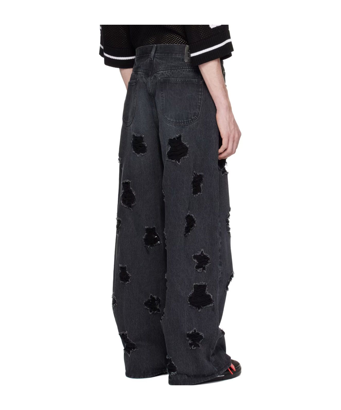 Off-white Black Stars Jeans In Black