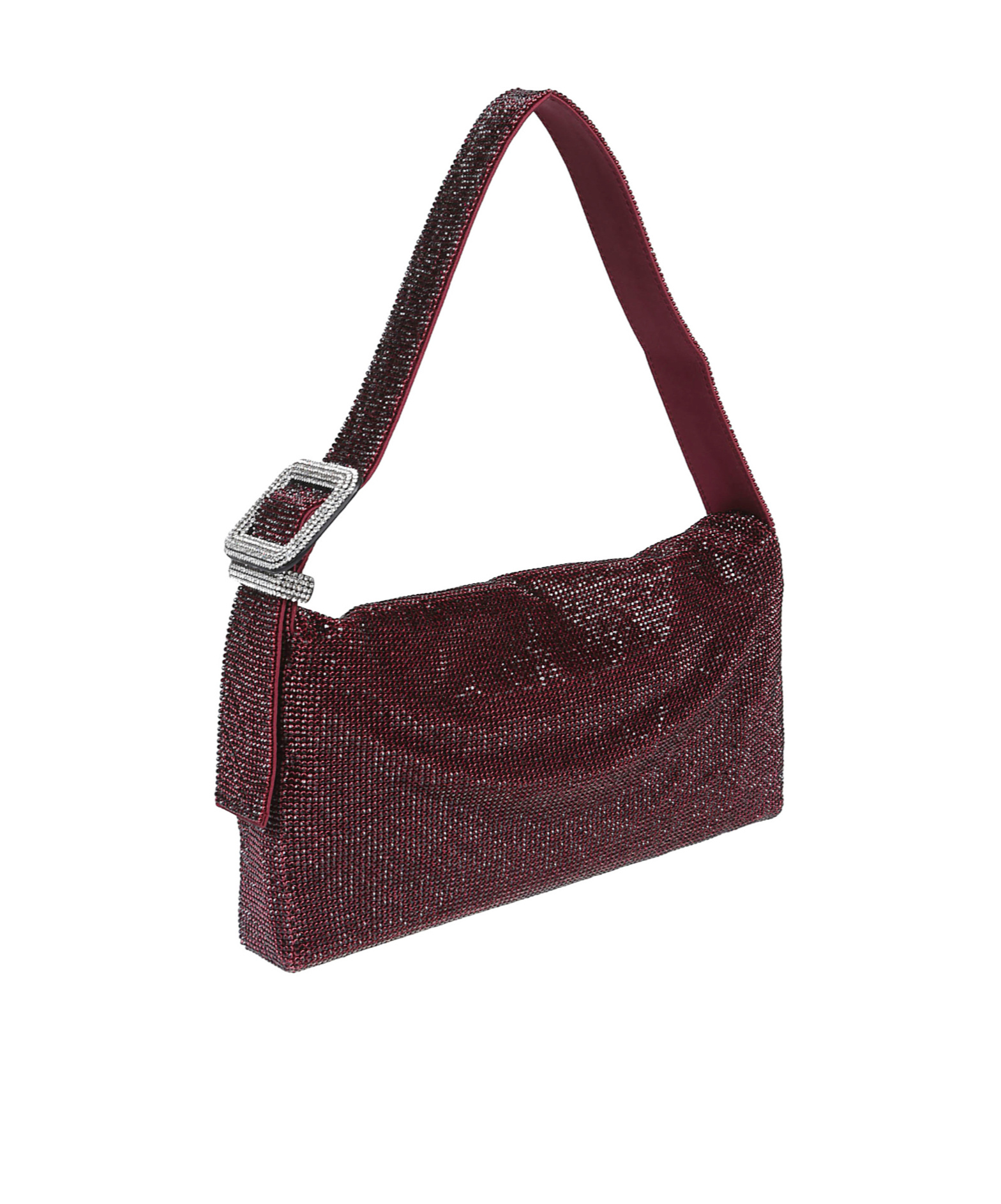 Benedetta Bruzziches Large Vitty Crystal-embellished Shoulder Bag In Black