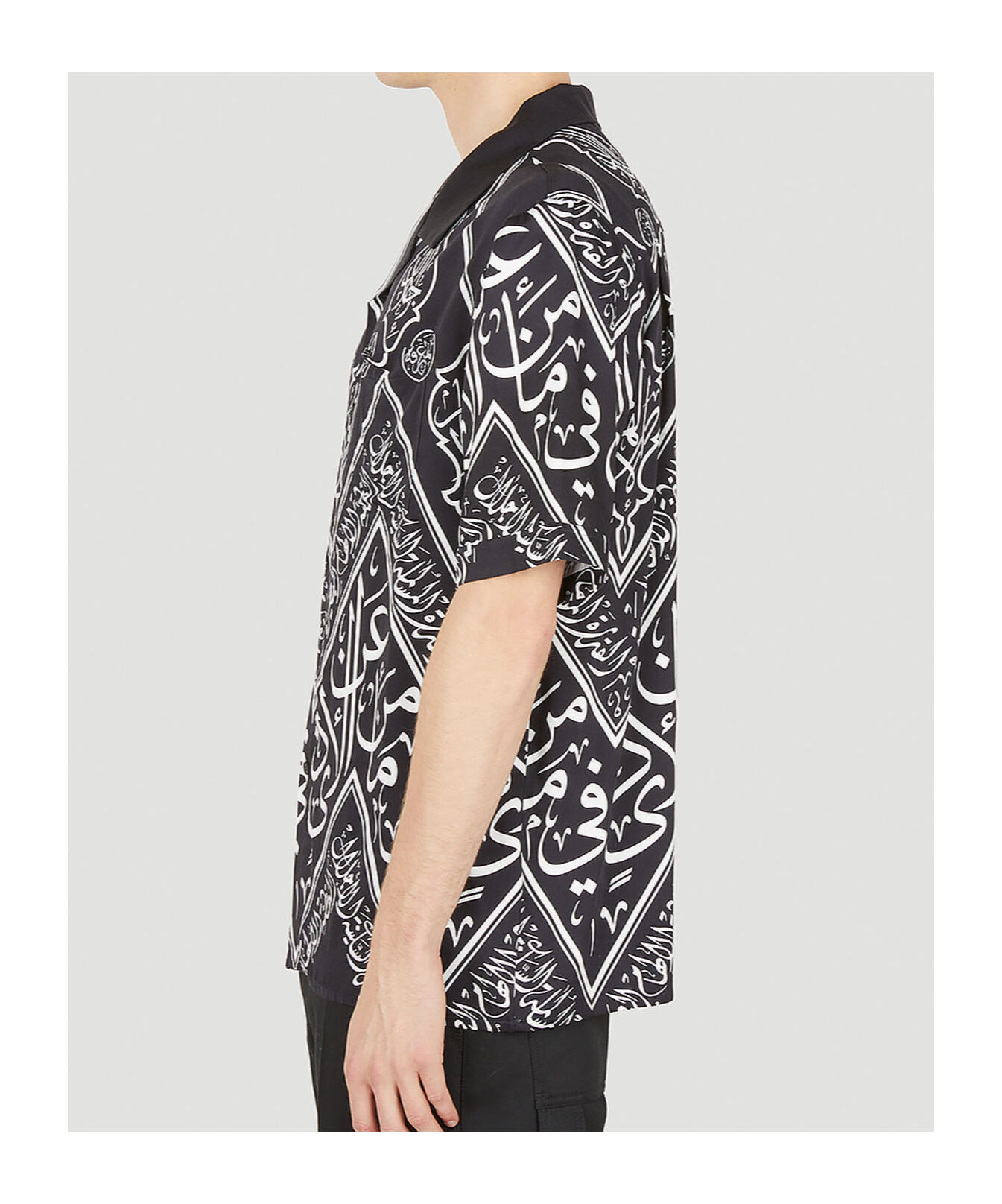 GMBH GRAPHIC PRINT BOWLING SHIRT