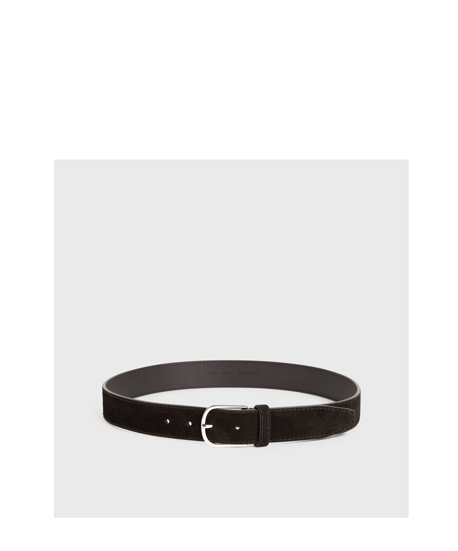 Totême Bold Trouser Belt Espresso In Black