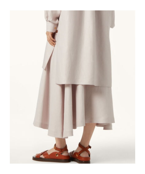 Loro Piana Petra Skirt In White