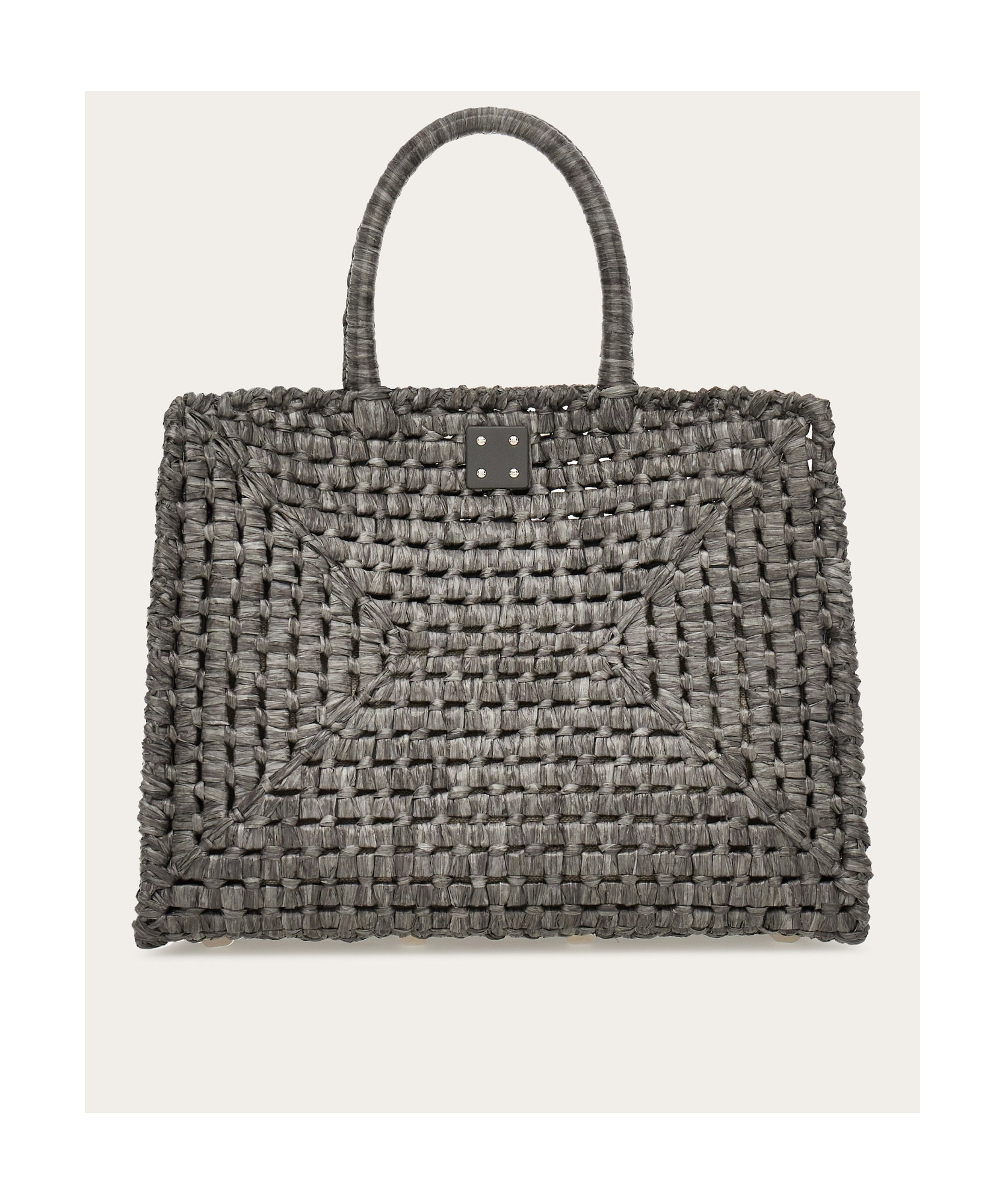 Ferragamo Logo Handbag In Black