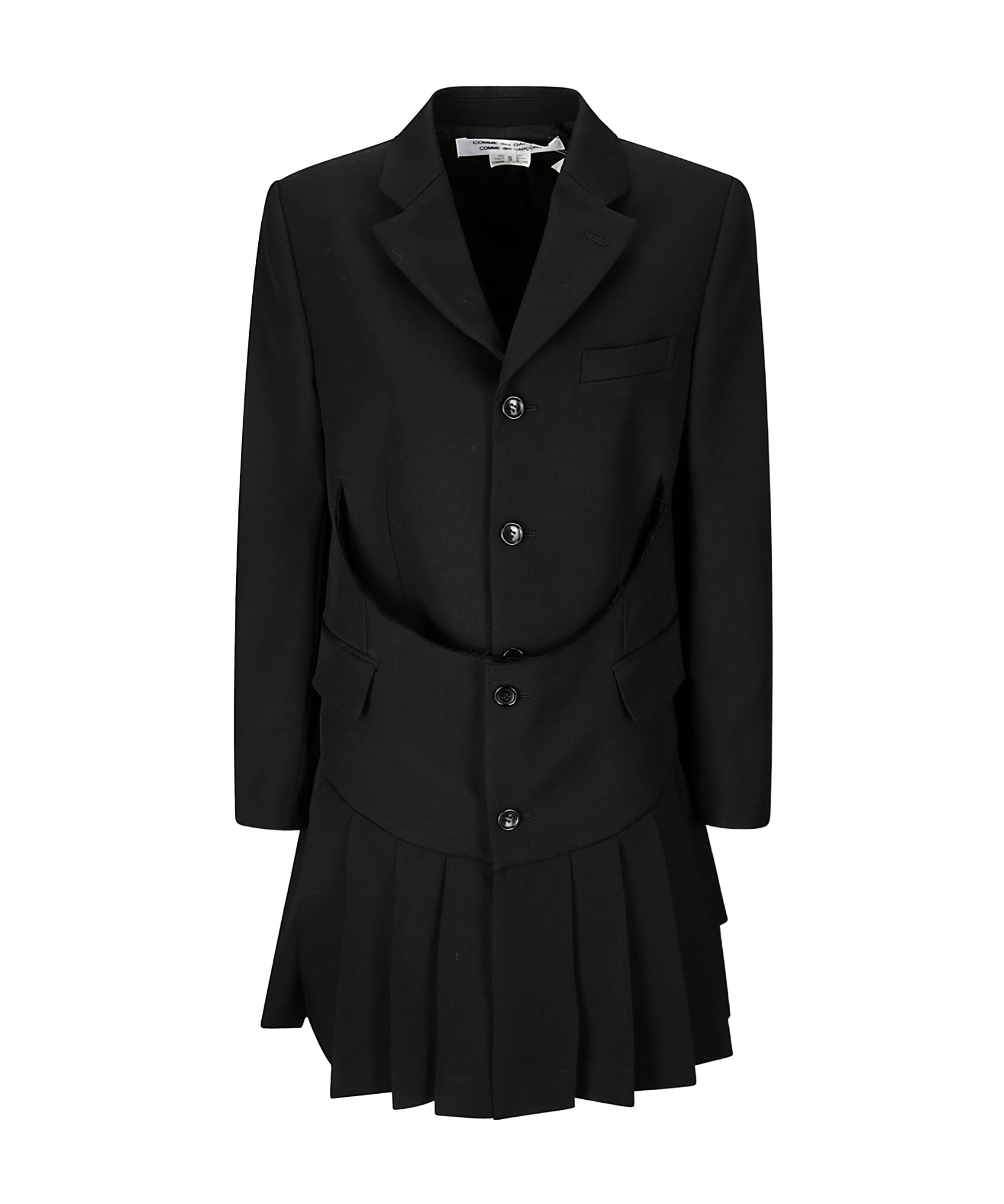 COMME DES GARÇONS SINGLE BREASTED SKIRT JACKET 