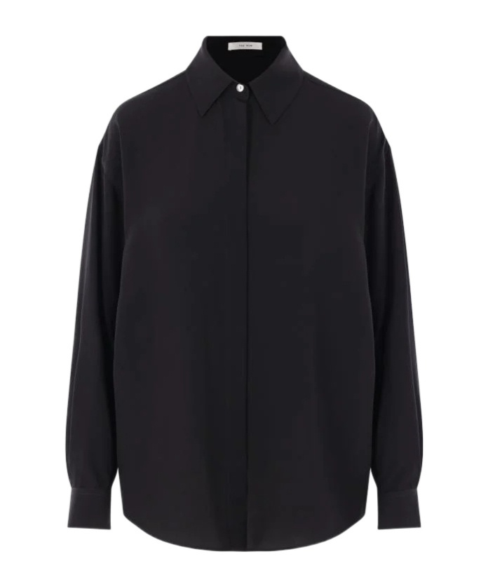 The Row Esetan Oversized Shirt In Black