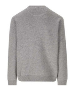 Valentino Crew-neck Virgin-wool Jumper In Gray