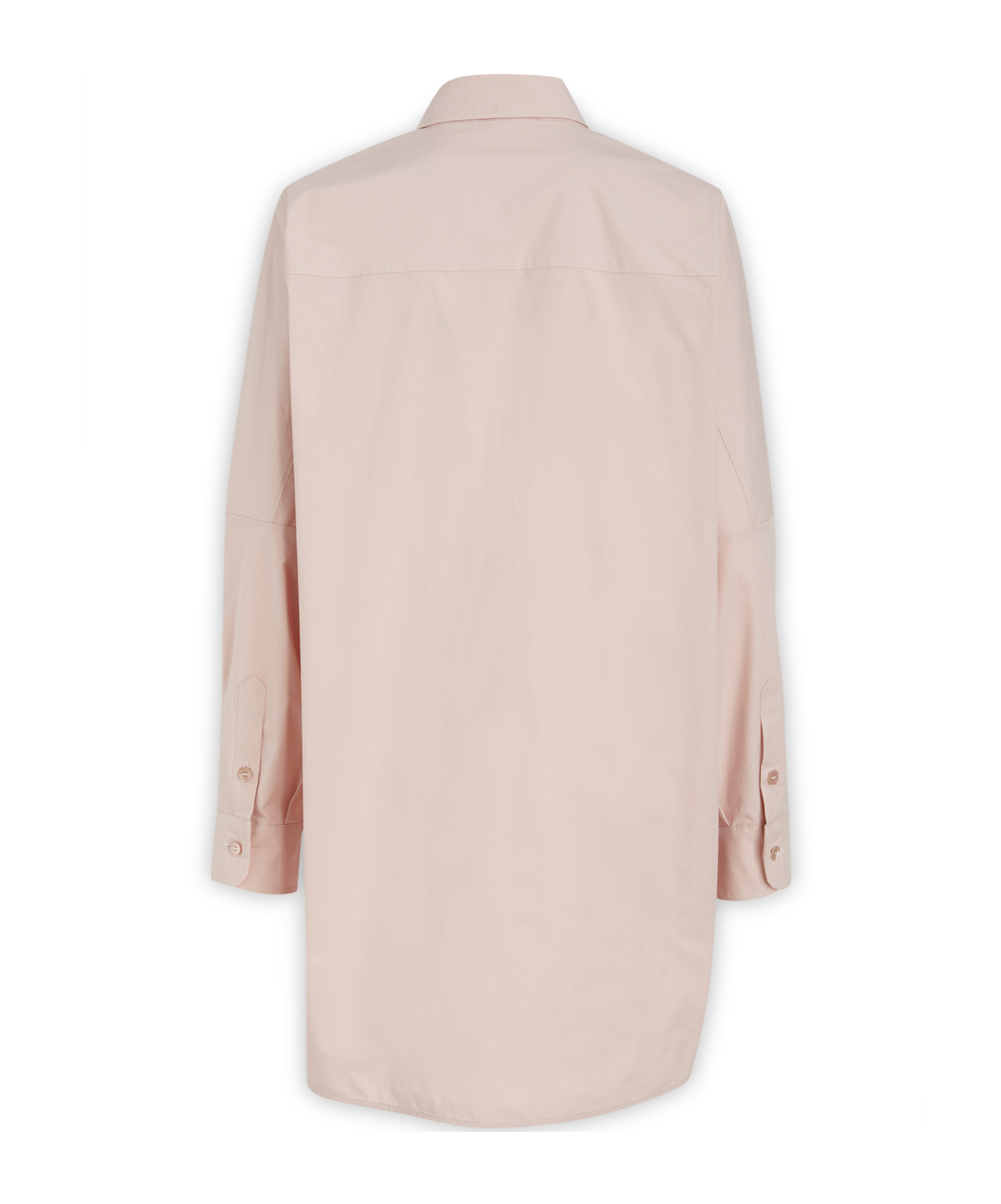 Philosophy Di Lorenzo Serafini Cotton Maxi Shirt In Nude
