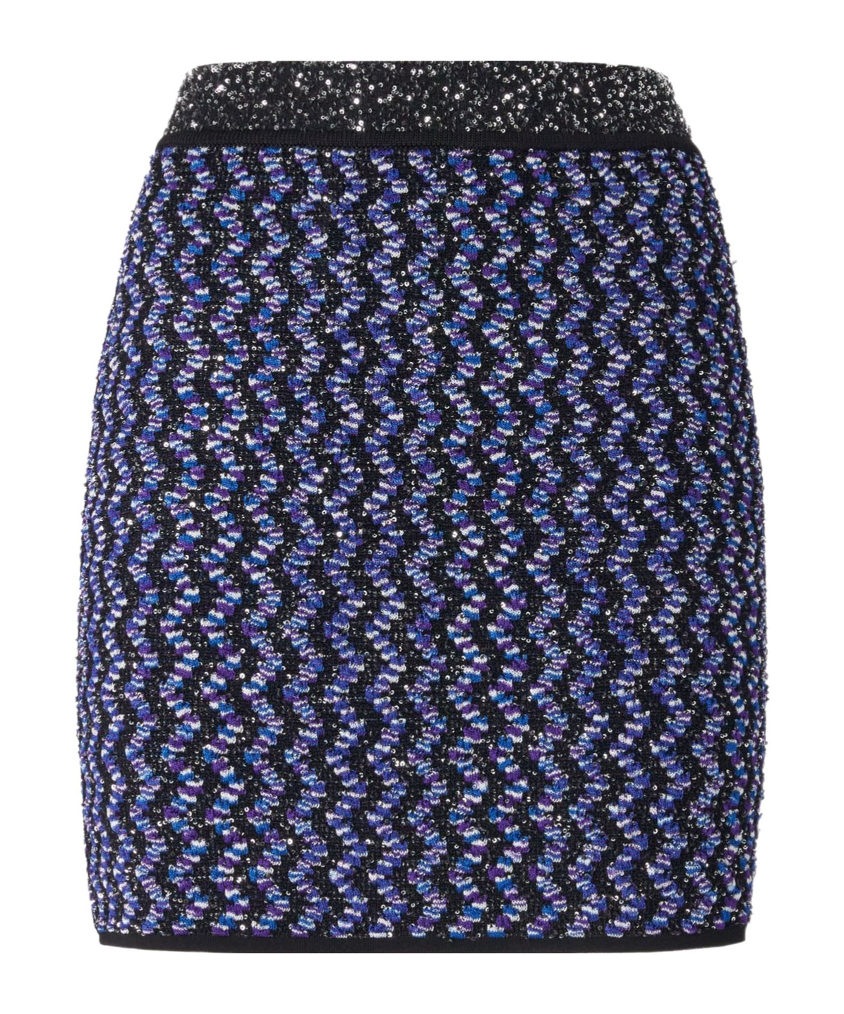 Shop Missoni Elastic Waist Skirt In Black