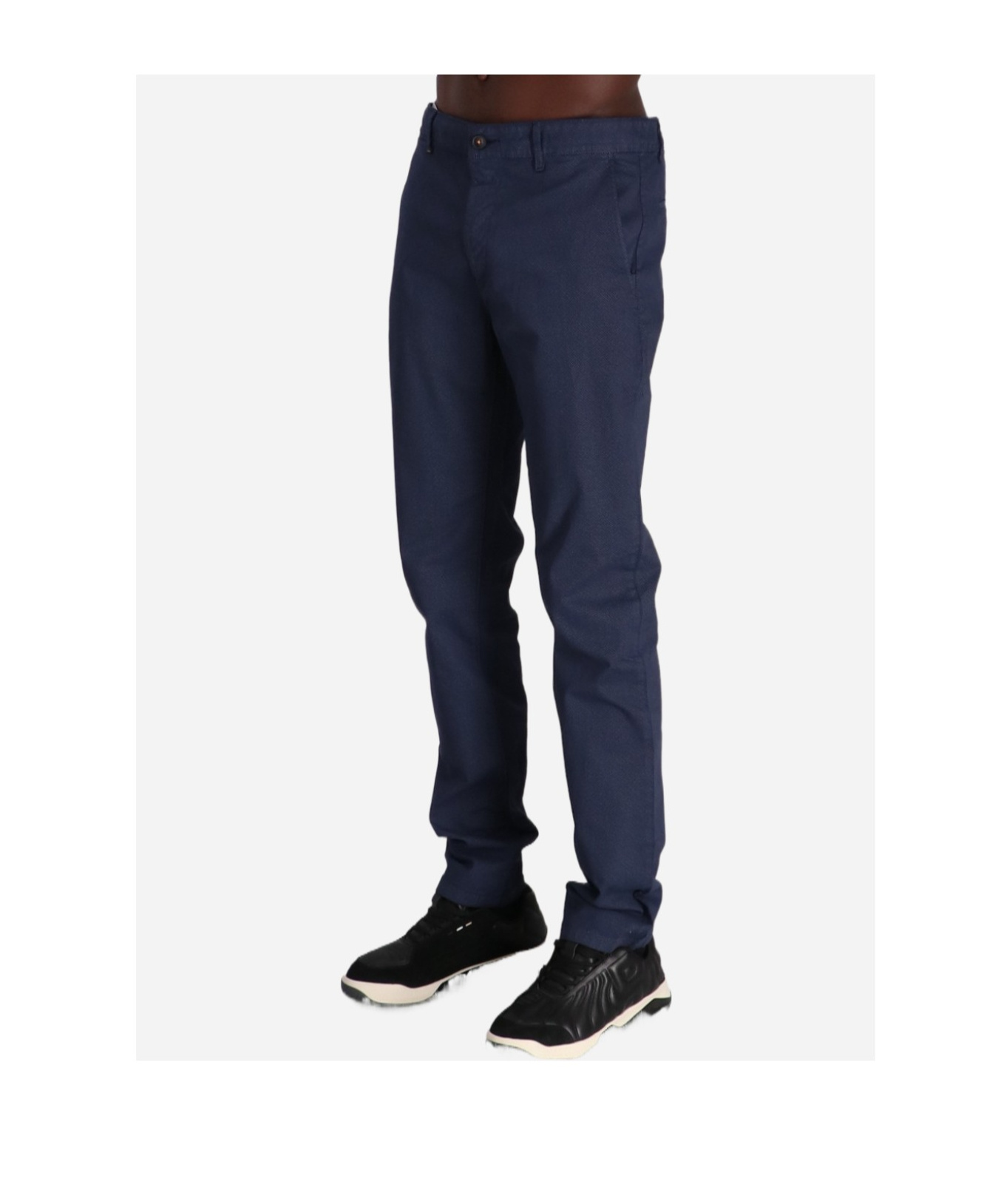 Hugo Boss Belt-loop Casual Pants In Black