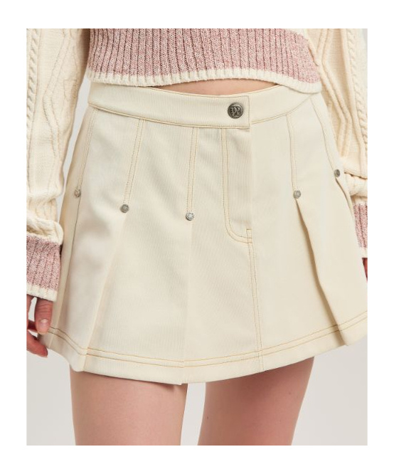 Palm Angels Skirts In White