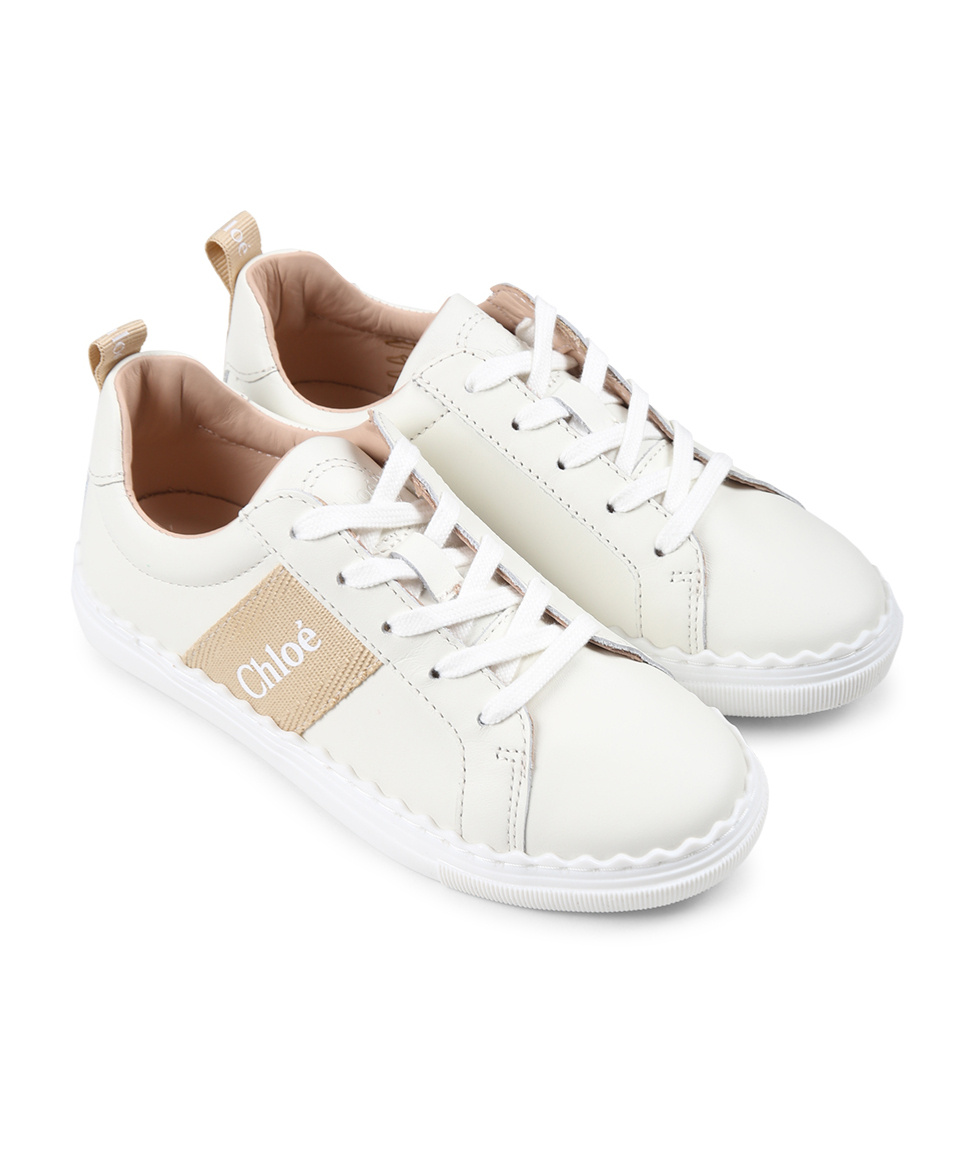 CHLOÉ ROUND HEAD LOW-CUT SNEAKERS