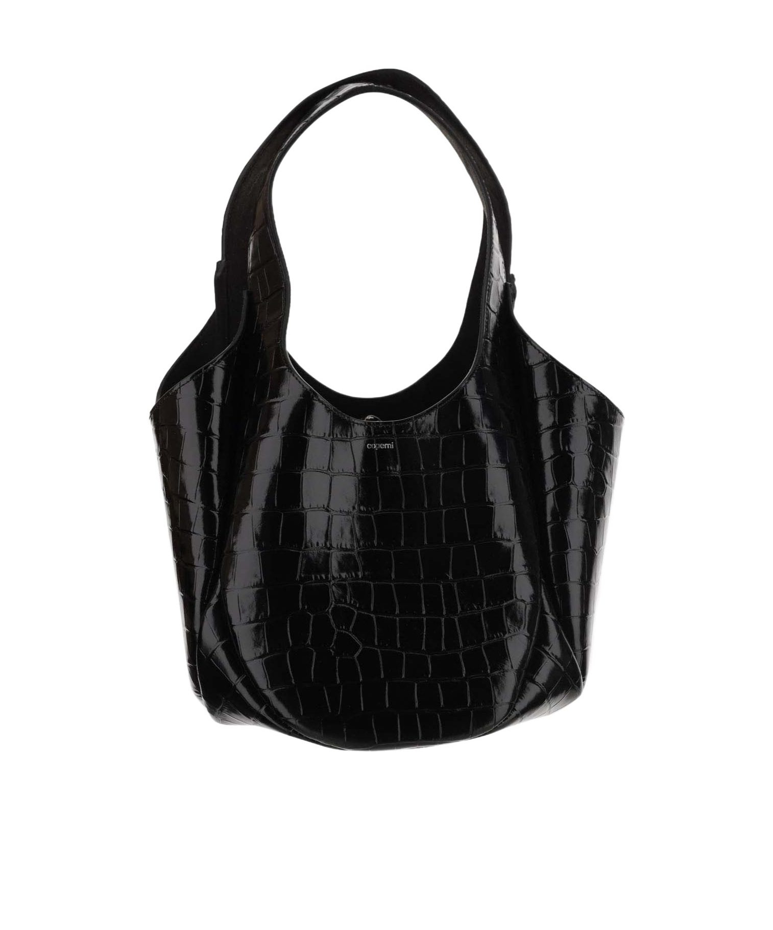 Coperni Embossed Handbag In Black