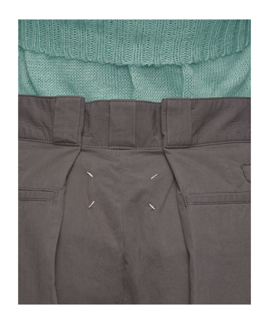 Maison Margiela Four-stitch Palazzo Trousers In Black