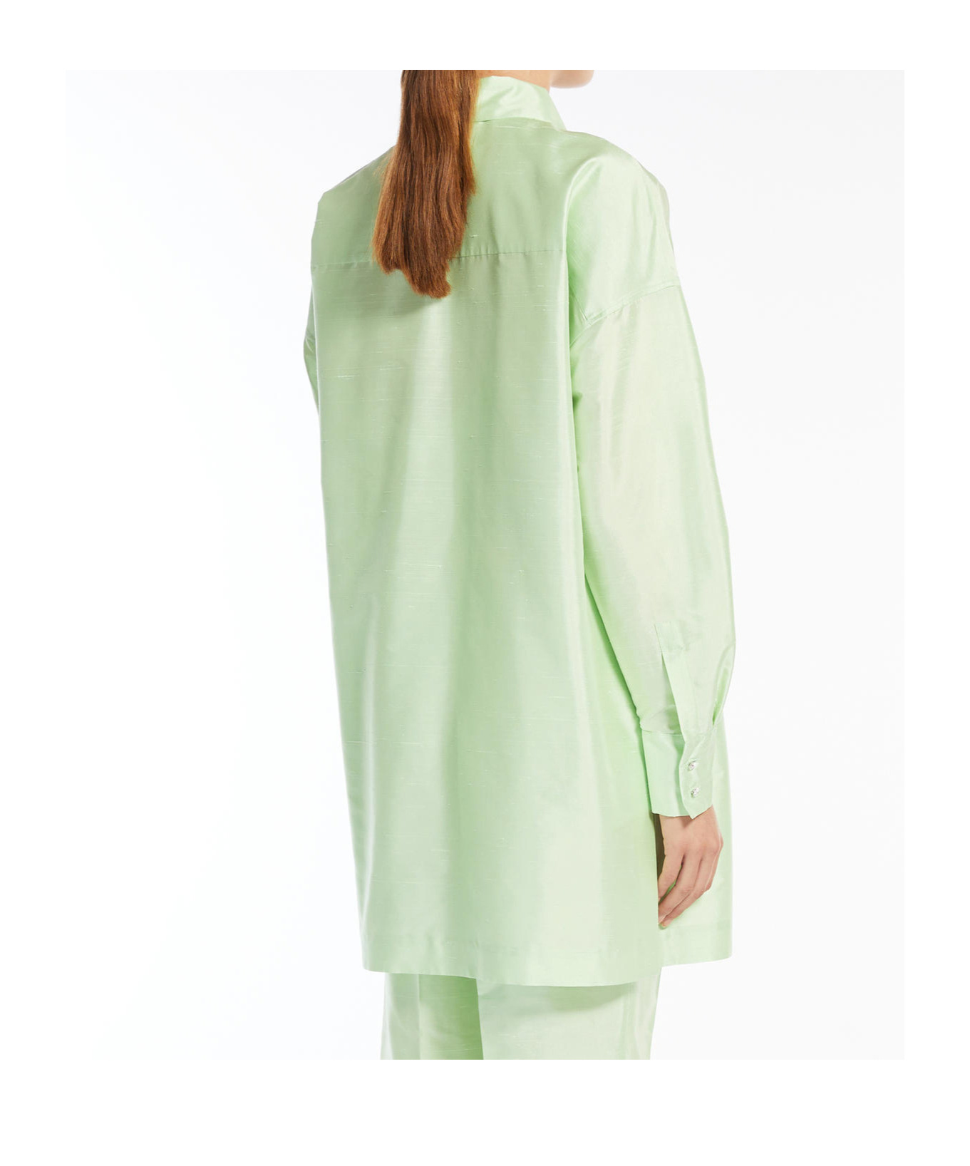 Max Mara Long-sleeved Shirt In White