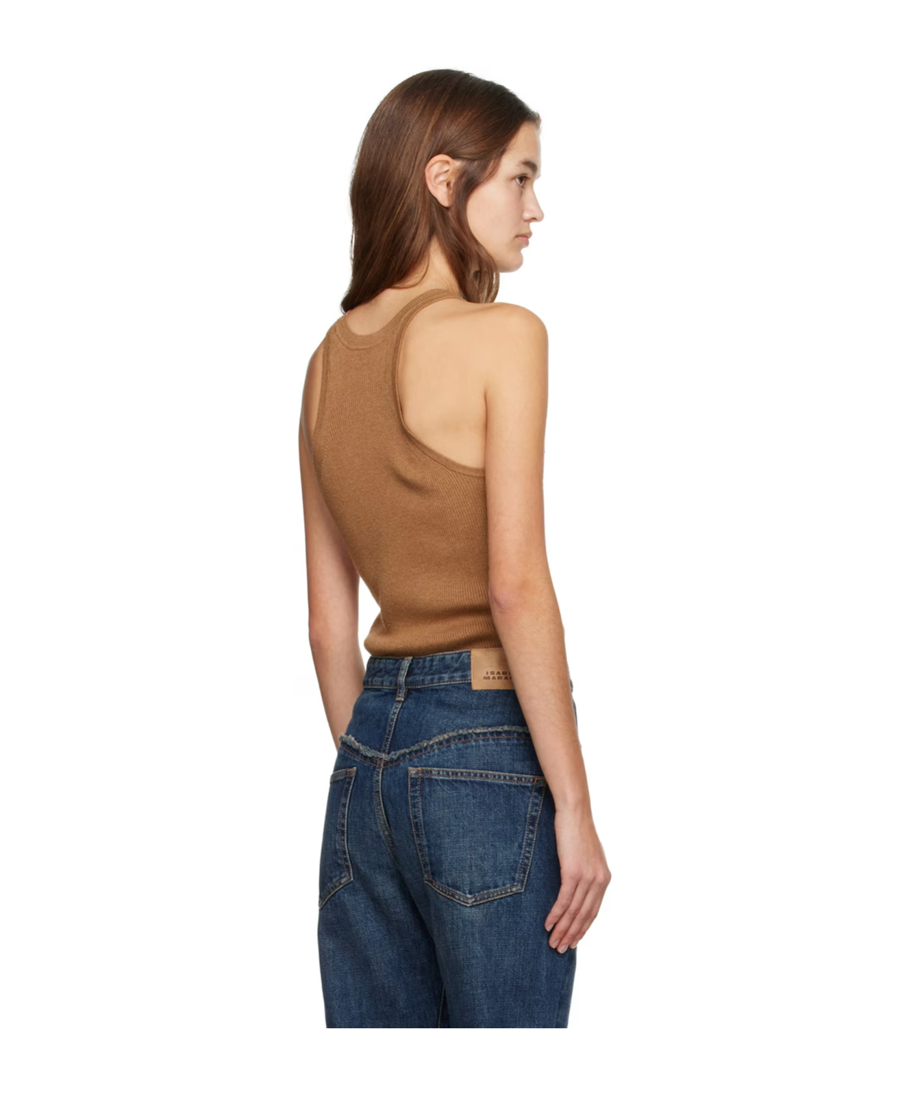 Isabel Marant Tan Merry Tank Top In Brown