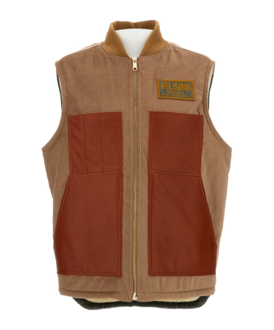 Junya Watanabe Multicolor Cotton And Wool Sleeveless Jacket In White