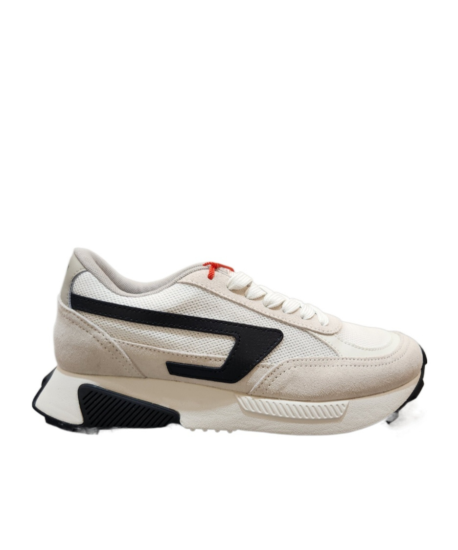 Diesel Laced Sneakers In White