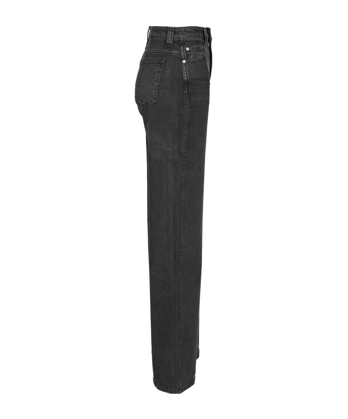 Khaite Jeans With Belt Loops In Black