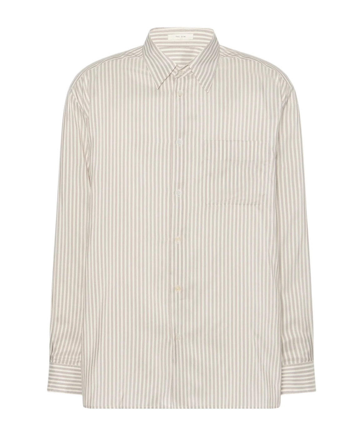 The Row Feme Striped Silk Shirt