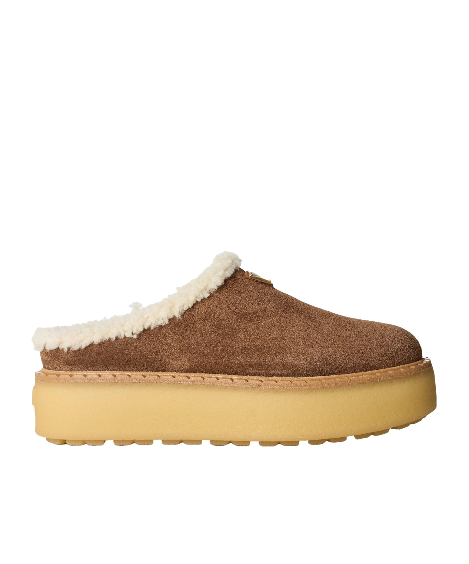 Prada Simple Mules In Nude