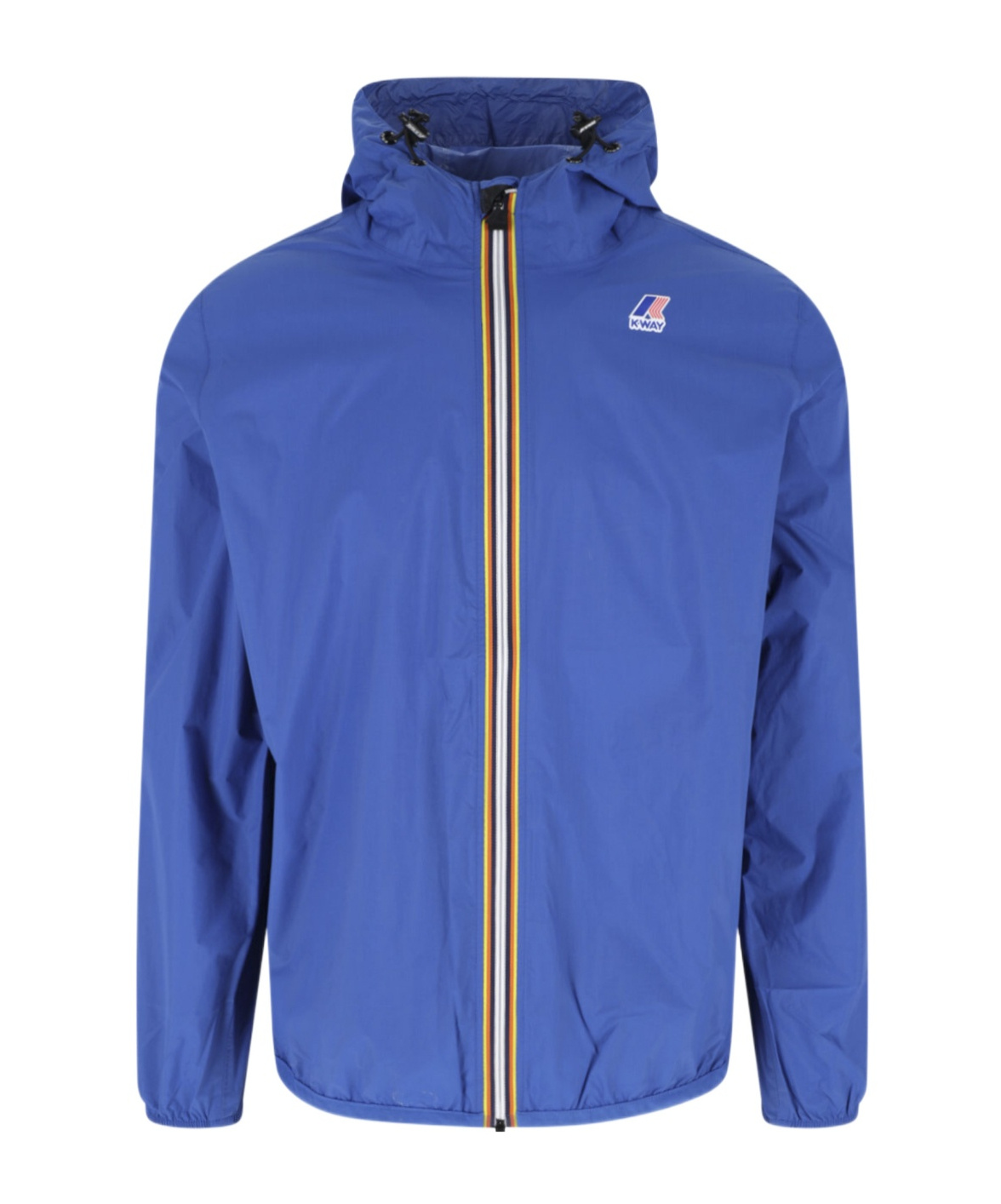 K-way Hooded Jacket With Adjustable Drawstring And Pockets