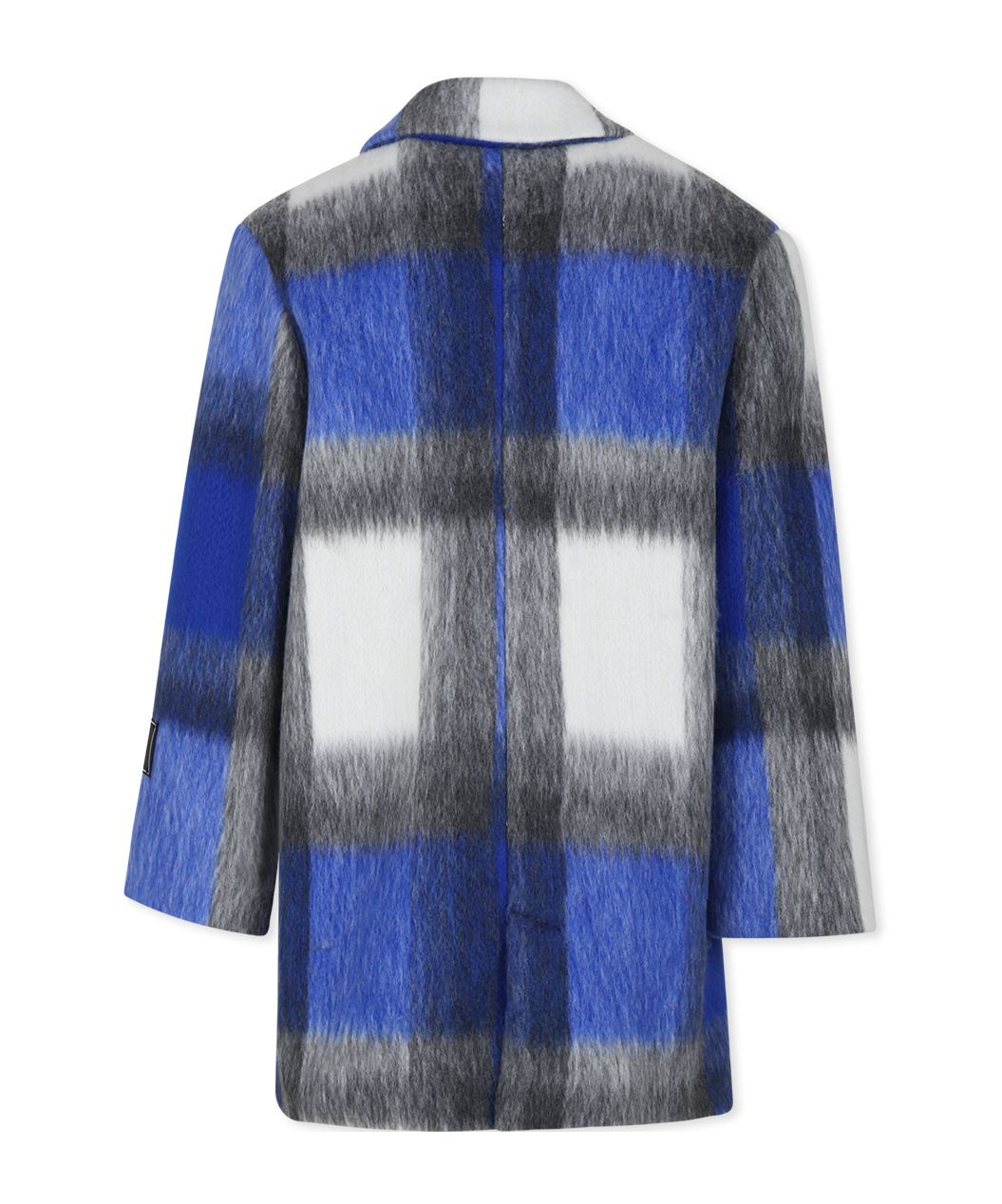 Msgm Check-print In Blue