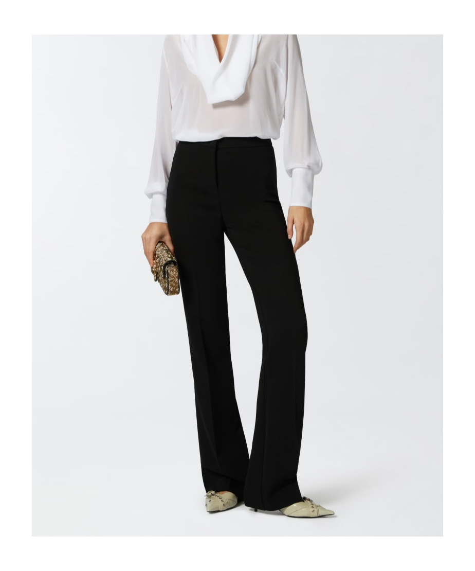 Pinko High-waisted Trousers In Black