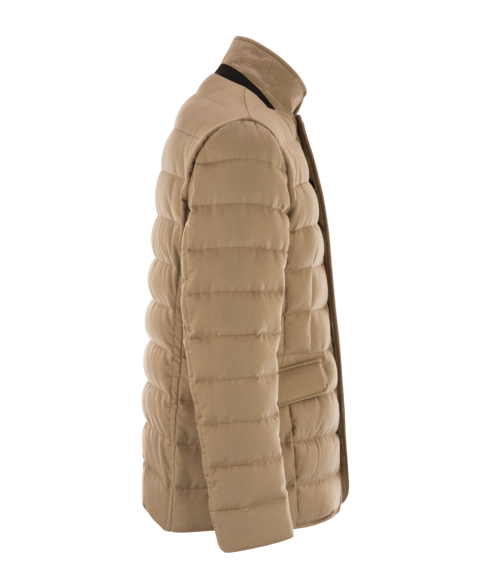 Moorer Jacket-style Down Jacket In Brown