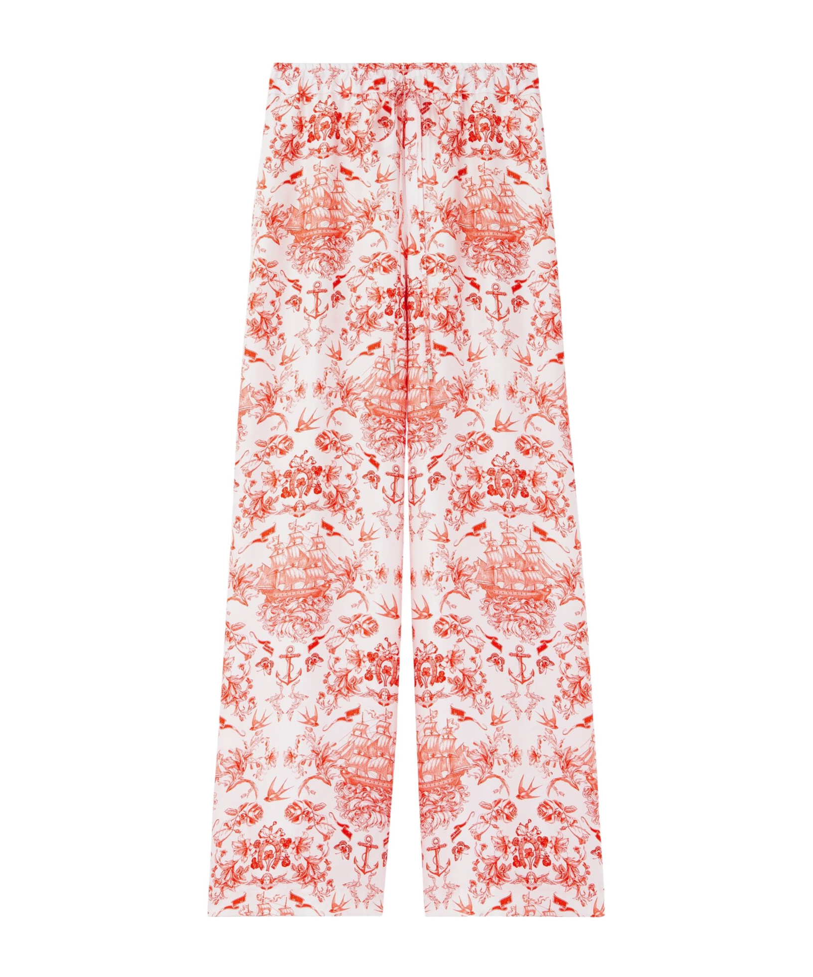 Alexander Mcqueen Sailor Tattoo Pyjama Trousers In White