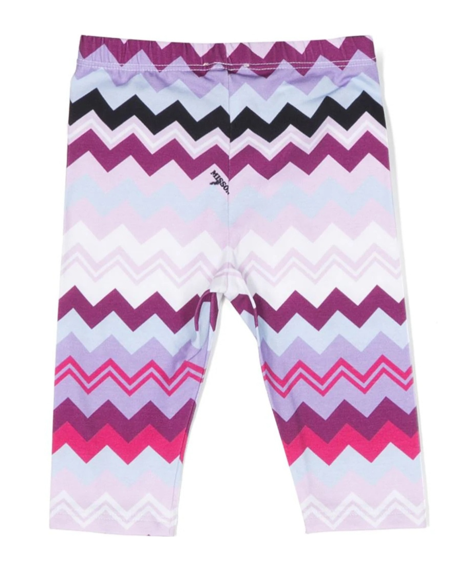 Missoni Zigzag-print Elasticated-waistband Leggings In Multicolor