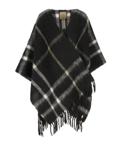 Woolrich Black Cape In Black