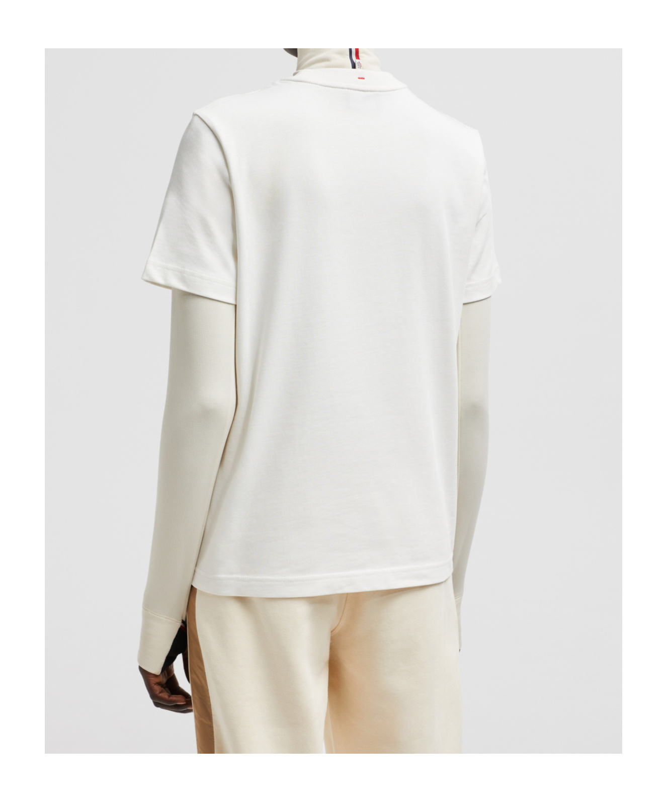 Moncler Mountain-logo T-shirt In White