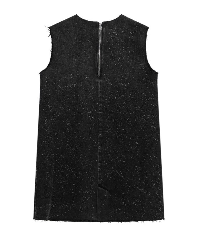 Namacheko Seams-details Sleeveless Mini Dress