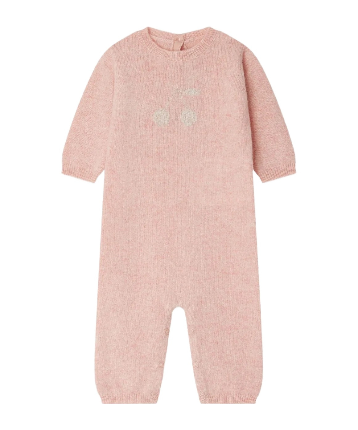 Bonpoint Long-sleeved Bodysuit In Pink