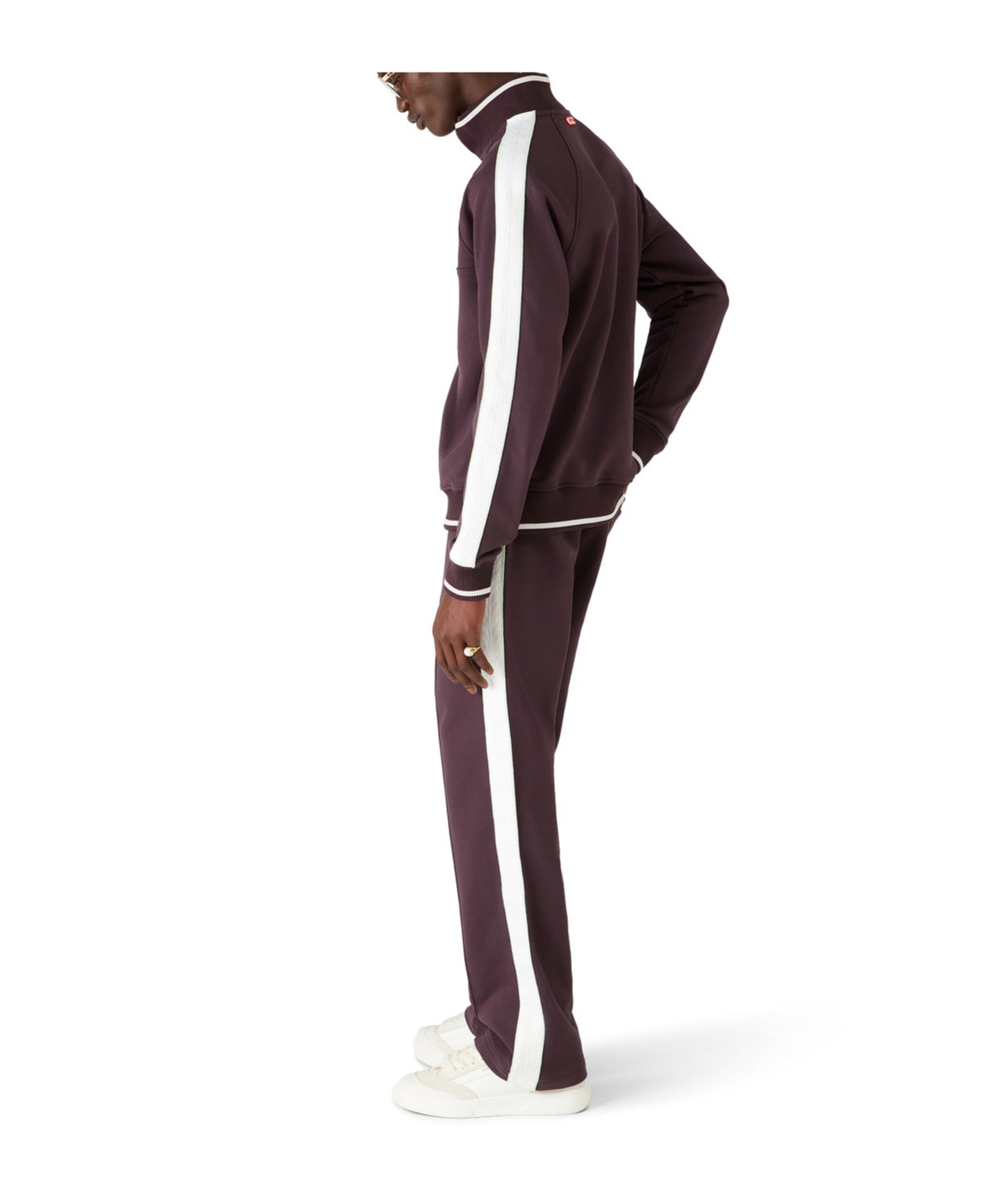 Casablanca Logo Patch Sweatshirt In Brown