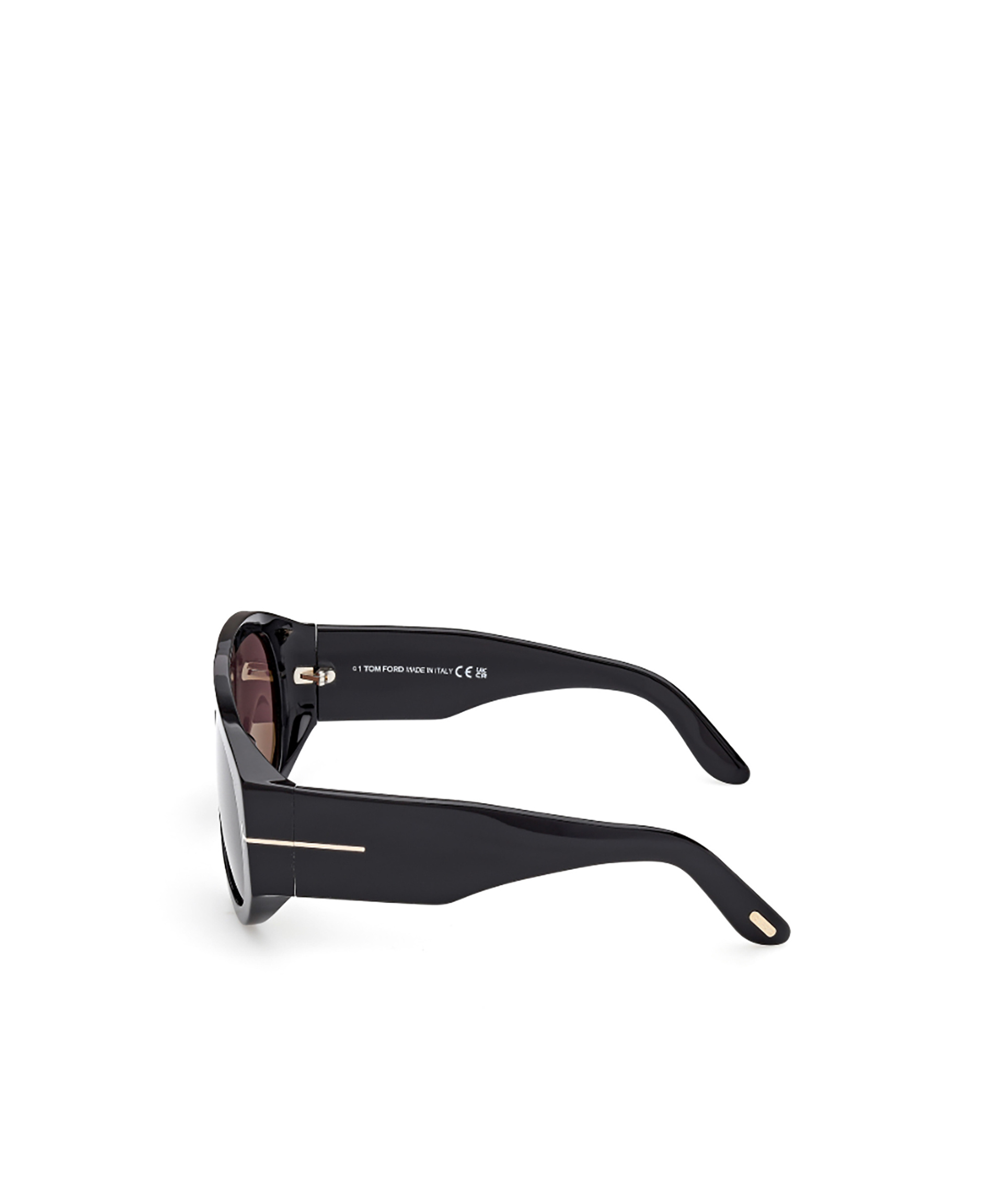 Tom Ford Bronson 60mm Aviator Sunglasses In Brown