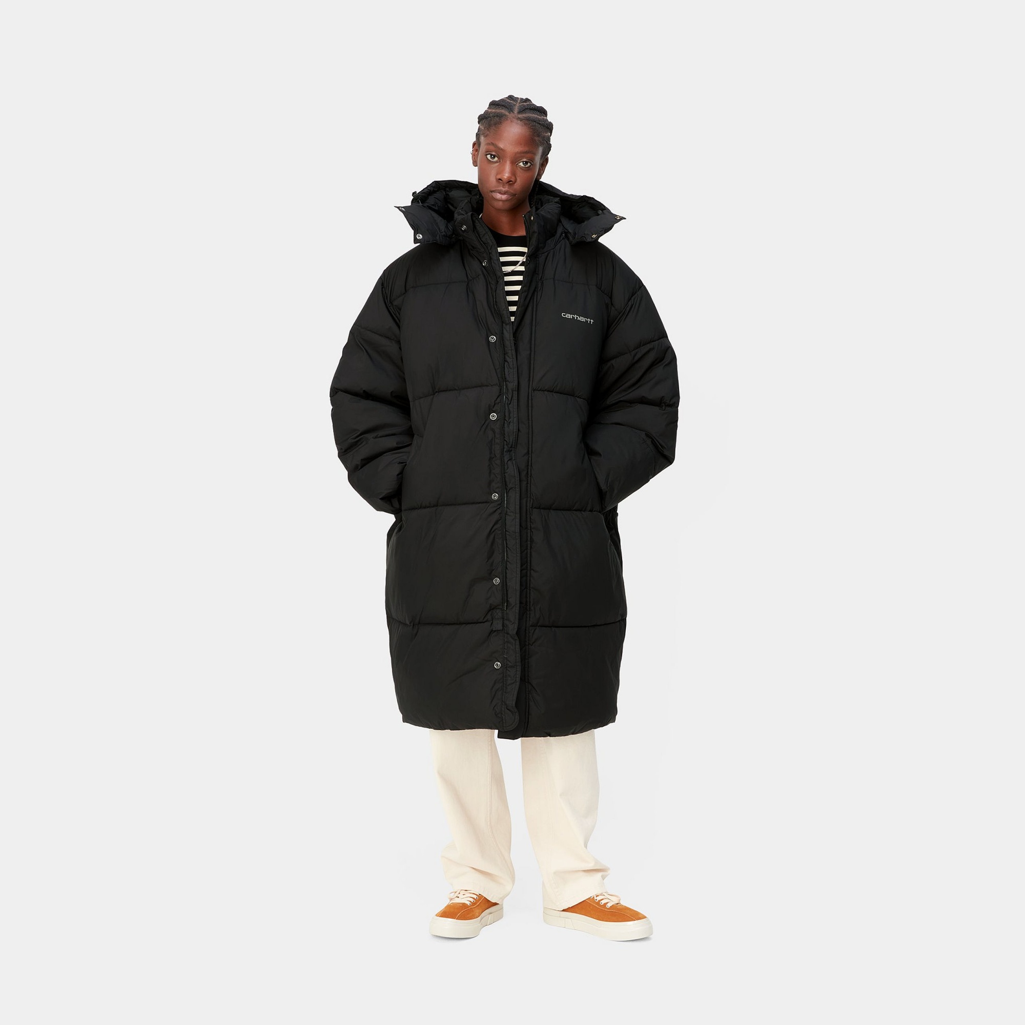 Carhartt Killington Parker Down Jacket In Black