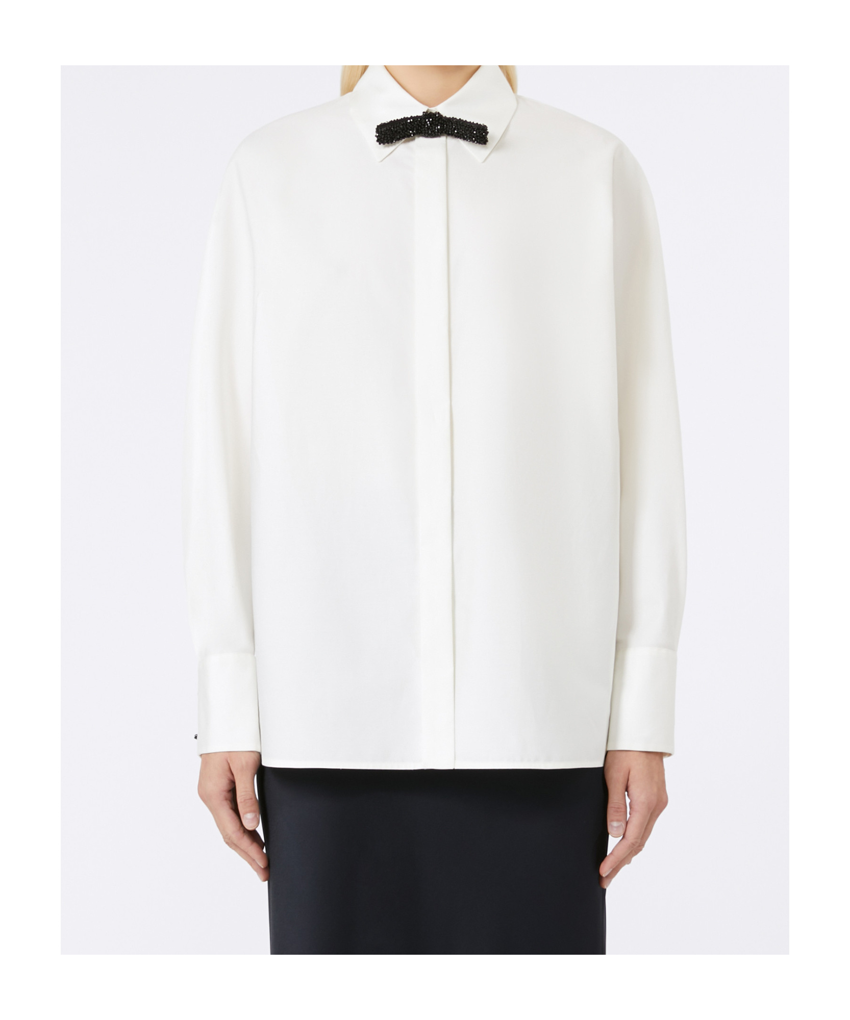 Max Mara Roll In White