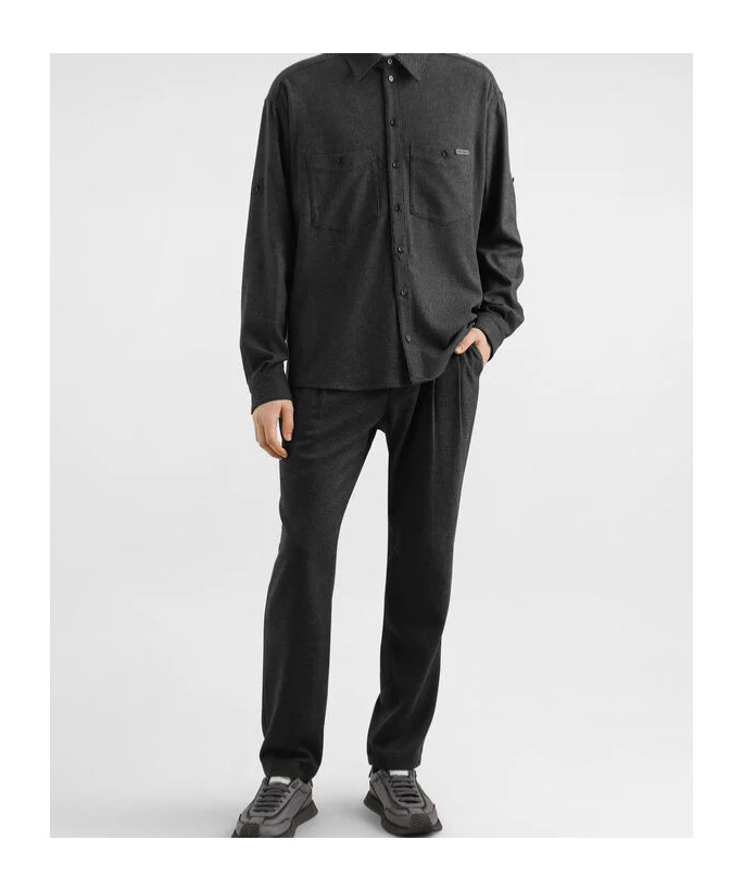 Dolce & Gabbana Drawstring Track Pants In Black