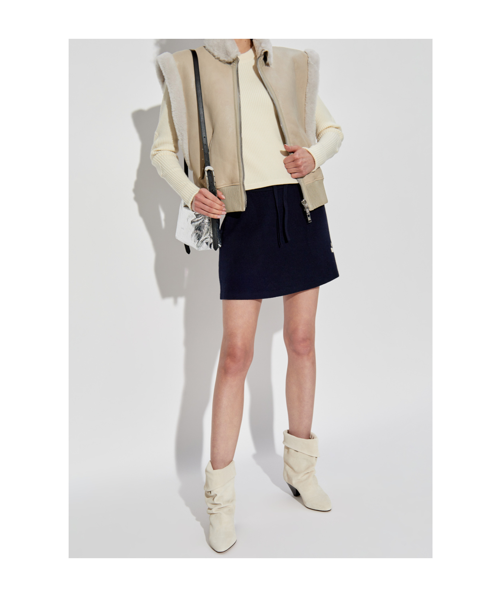 Shop Isabel Marant Étoile Gabyne Sweater In Nude