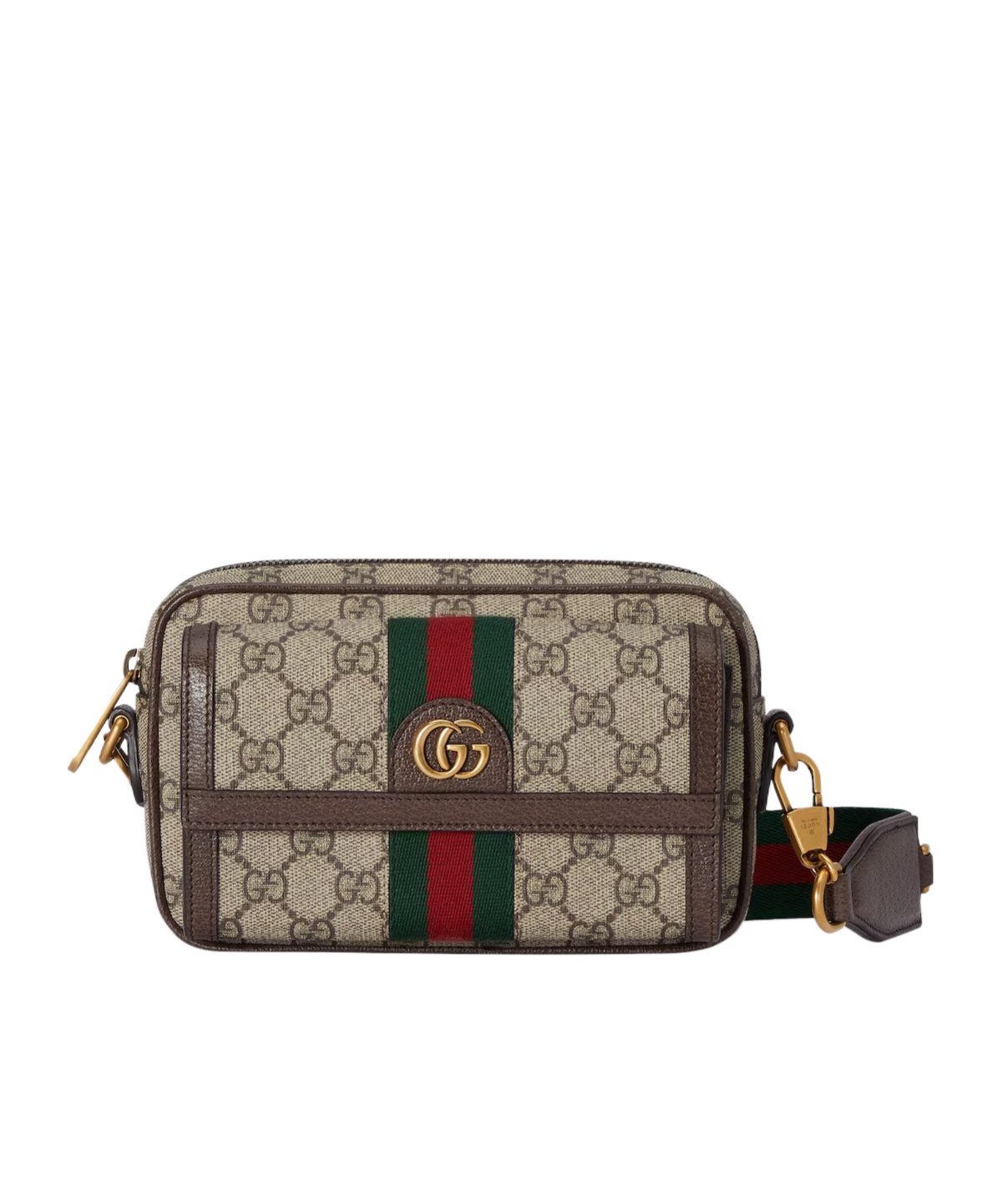 Gucci Ophidia Gg Belt Bag In Brown