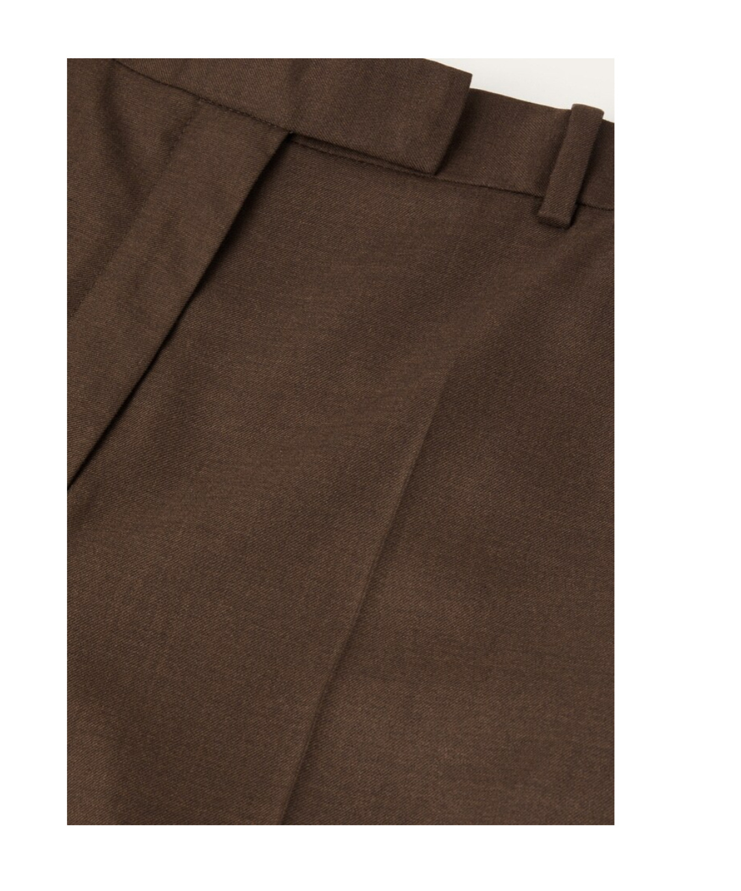 Loro Piana Davey Virgin Wool Straight Pants In Brown