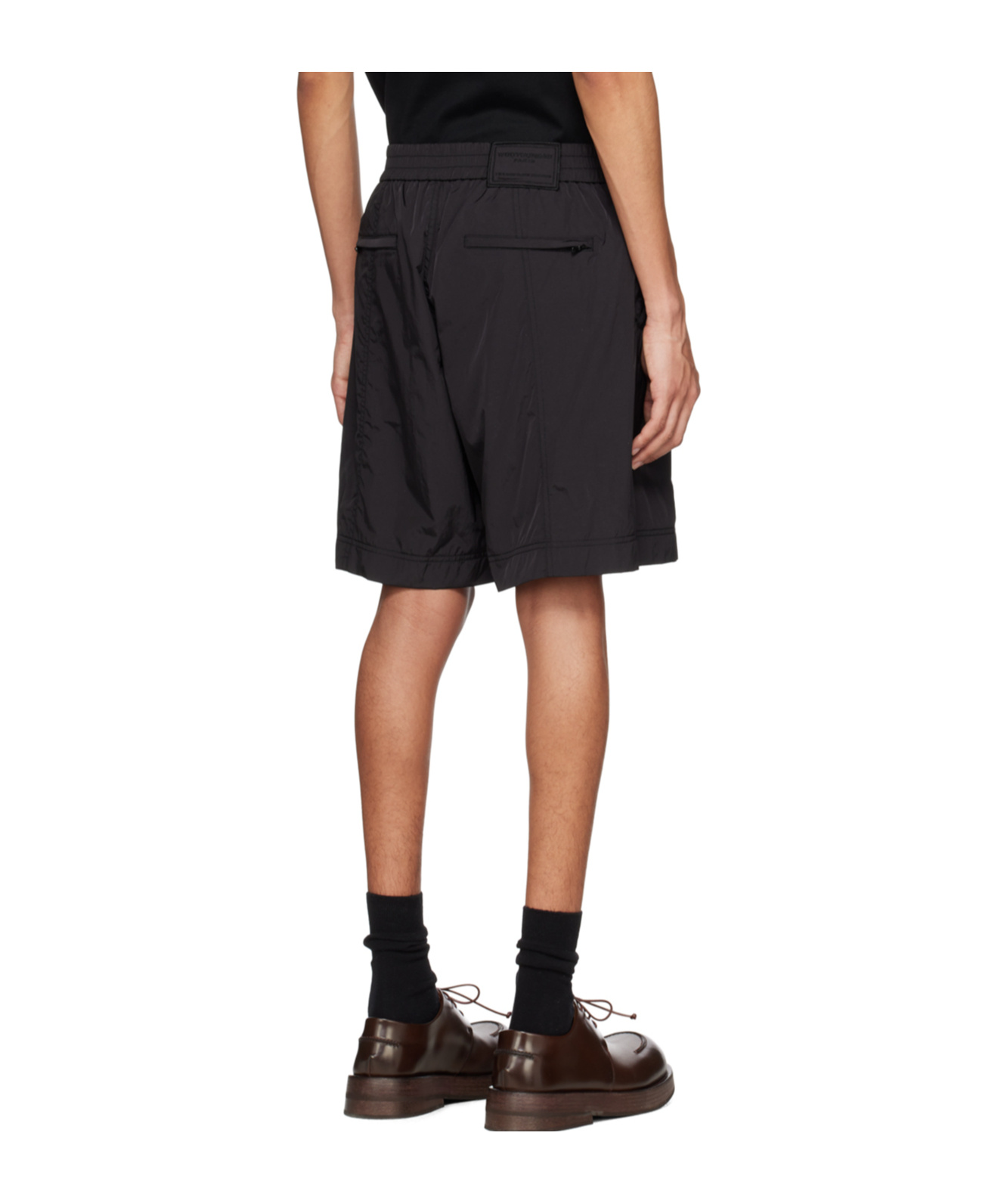 Wooyoungmi Black Four-pocket Shorts In Black