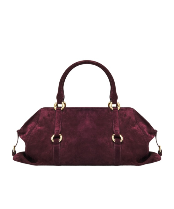 Alexander Mcqueen Mcqueen Medium Farringdon Leather Satchel In Red