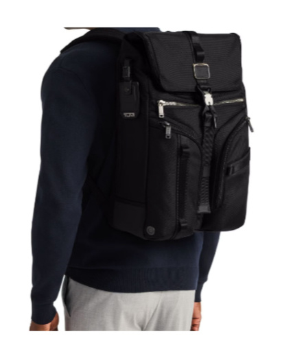 Tumi Flap-top Backpack In Black