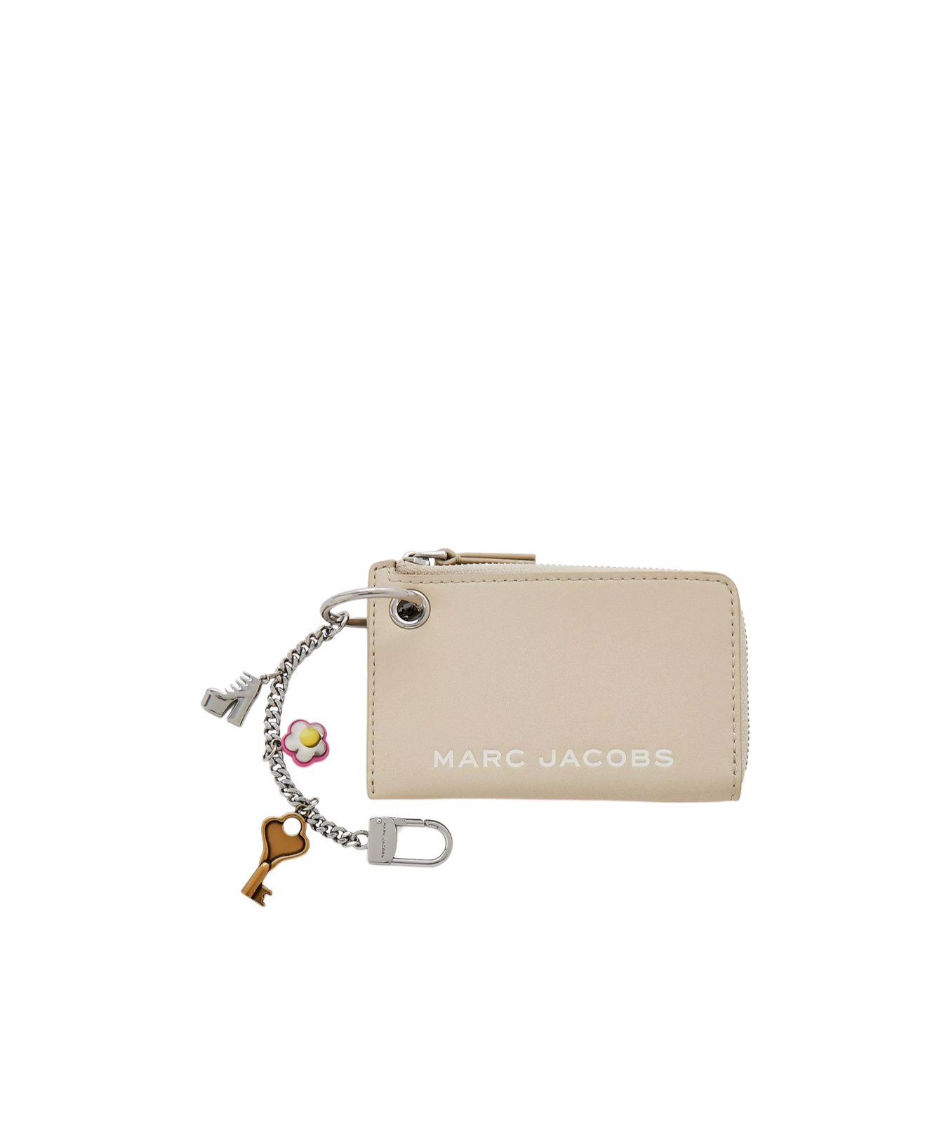 Marc Jacobs Zipper Coin Purse In White