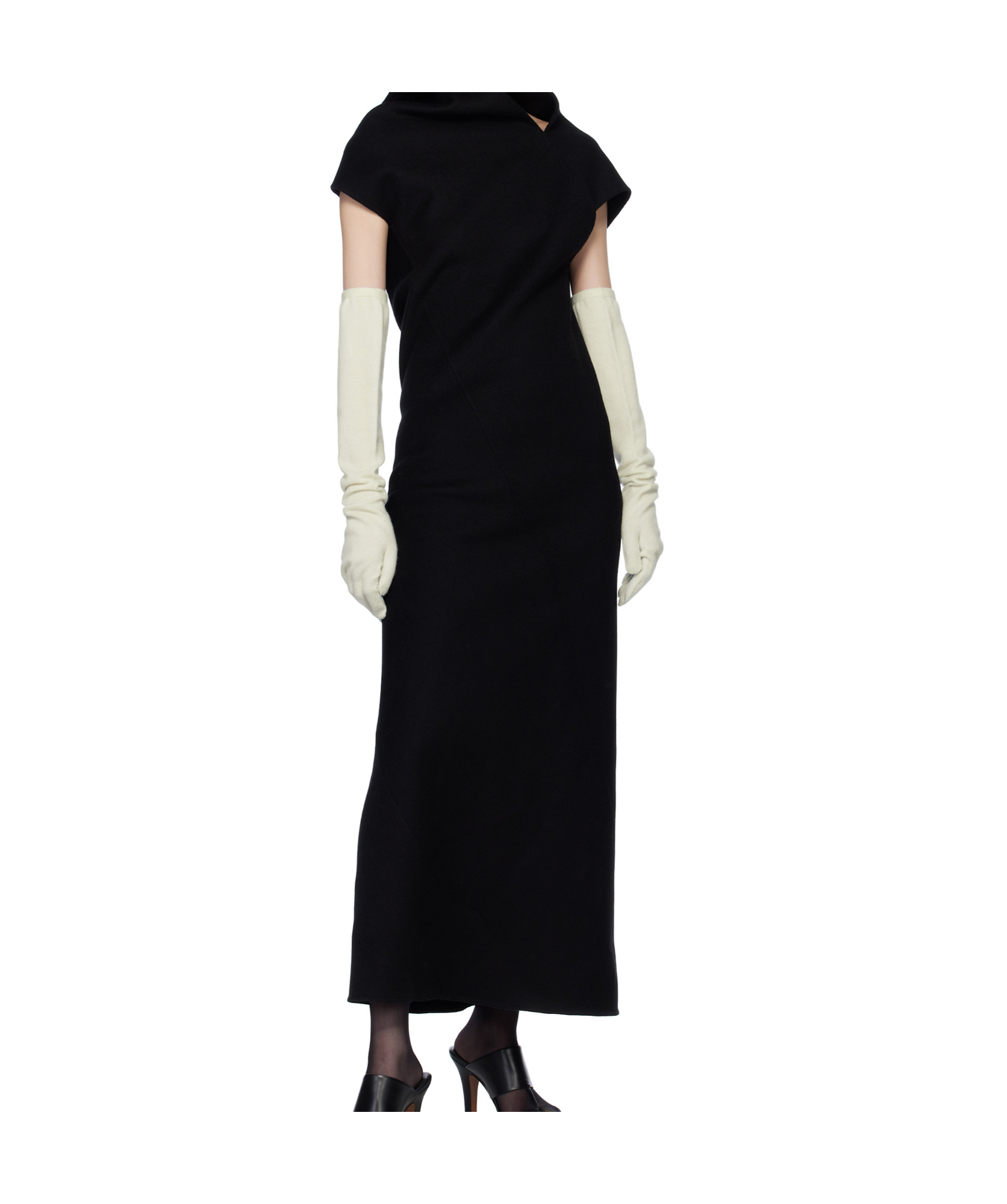 The Row Rib Gloves In White