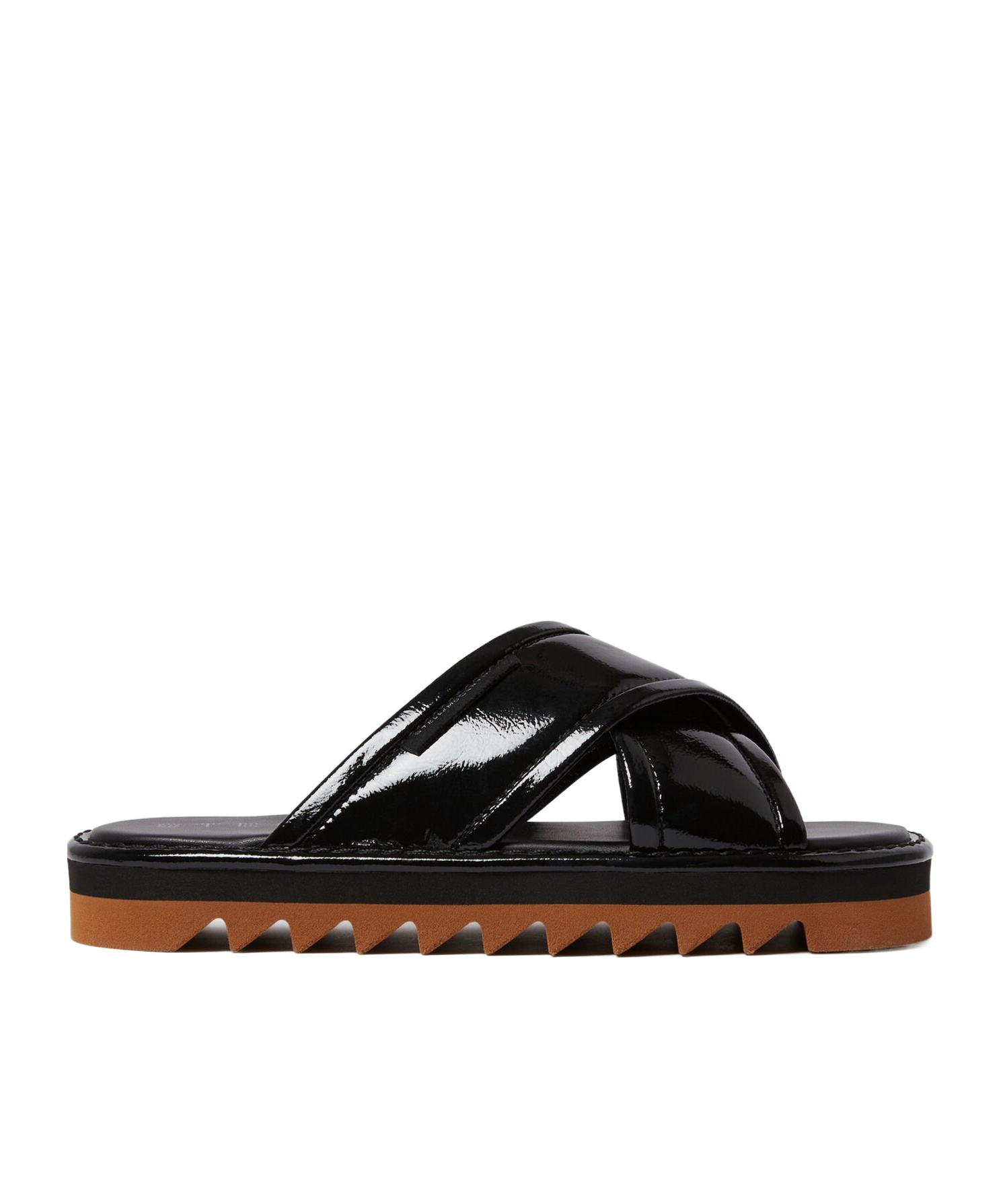 Stella Mccartney Round Toe Slippers In Black