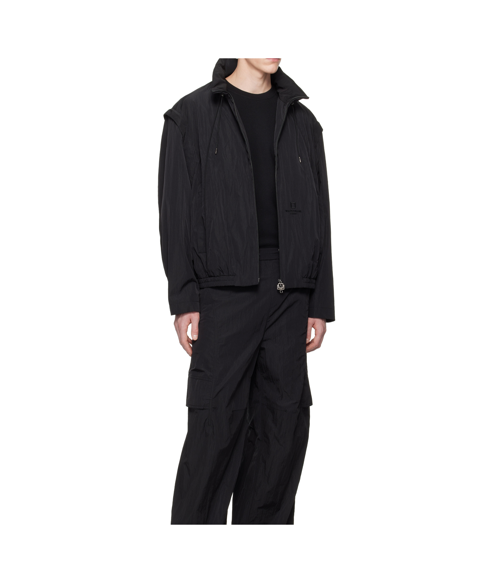 Wooyoungmi Long Sleeve Casual Jacket In Black