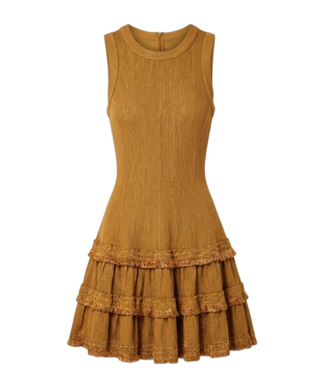 Alaïa Ruffled Dress In Multi