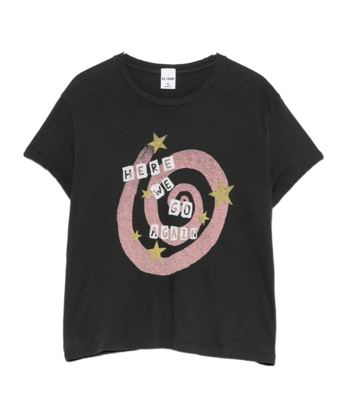 Re/done T-shirt In Black